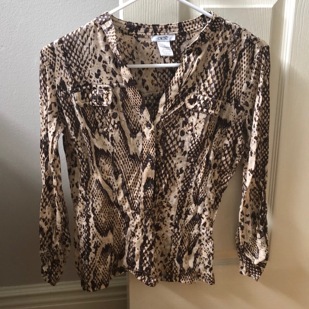 Cache Leopard Long Sleeve